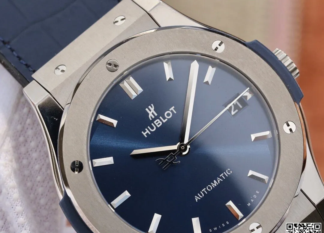Hublot Classic Fusion 511.NX.7170.LR WWF Factory 1:1 Best Edition Replica Watch Blue Strap